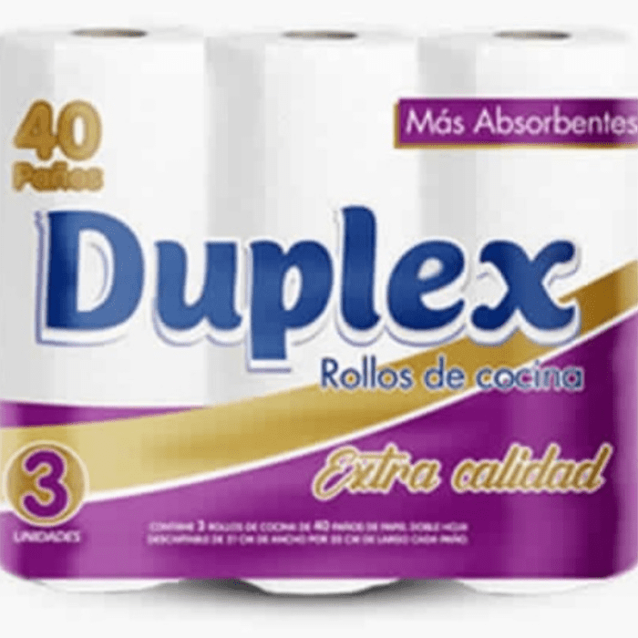 Rollos de cocina Duplex x30unidades 40 paños