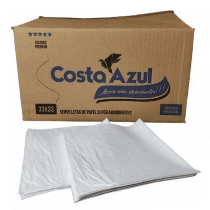 Servilletas 33x33 costa azul